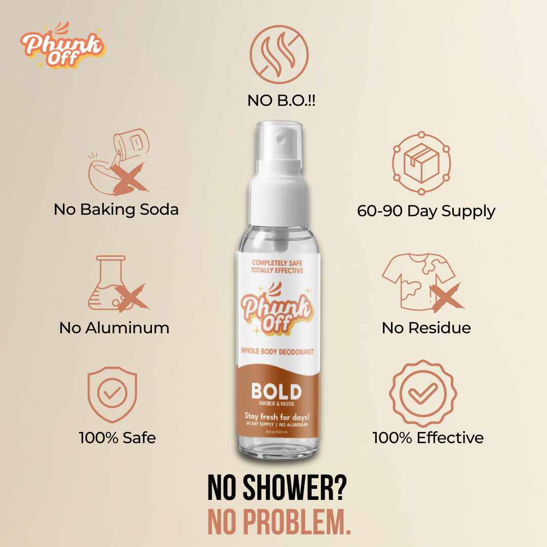 Phunk Off Whole Body Deodorant Spray - Bold/ Amber & Musk