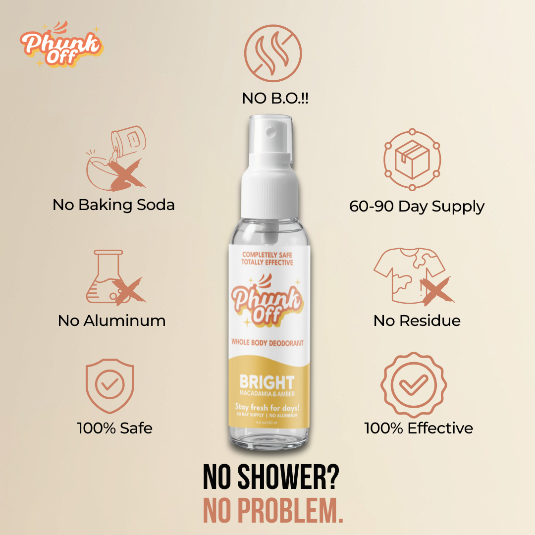 Phunk Off Whole Body Deodorant Spray - Bright/ Macadamia & Amber