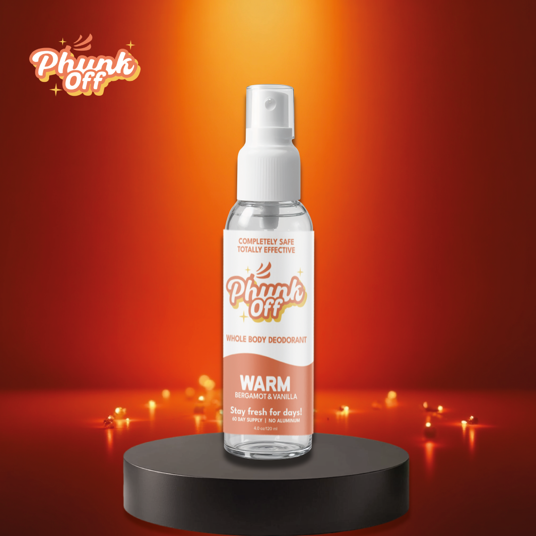 Phunk Off Whole Body Deodorant Spray - Warm/ Bergamot & Vanilla