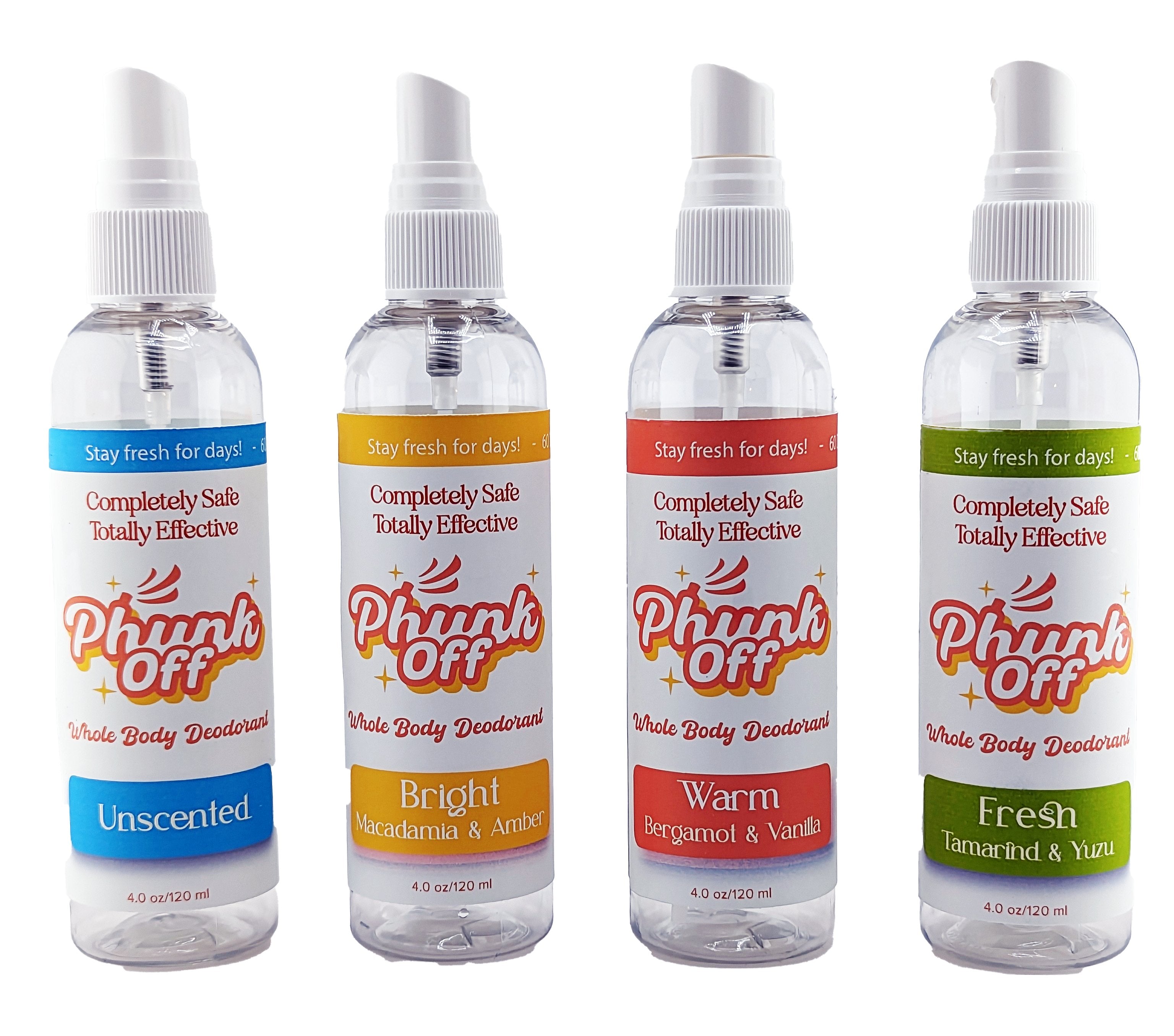 Phunk Off Whole Body Deodorant Sprays