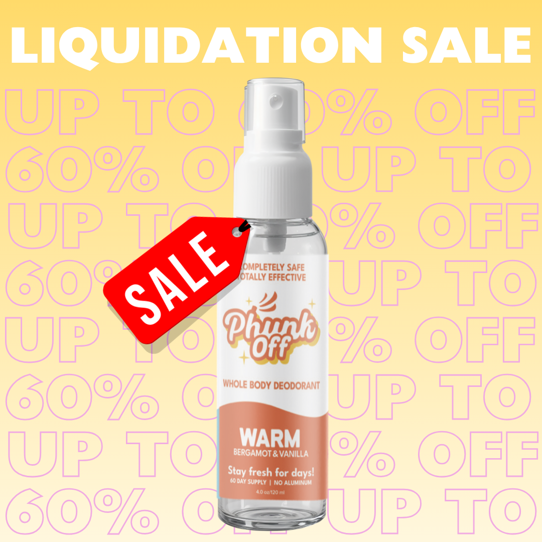 Phunk Off Whole Body Deodorant Spray - Warm/ Bergamot & Vanilla