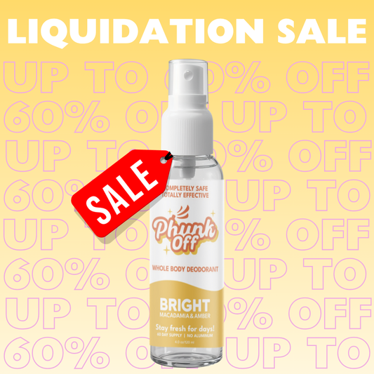 Phunk Off Whole Body Deodorant Spray - Bright/ Macadamia & Amber