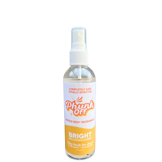 Phunk Off Whole Body Deodorant Spray - Bright/ Macadamia & Amber