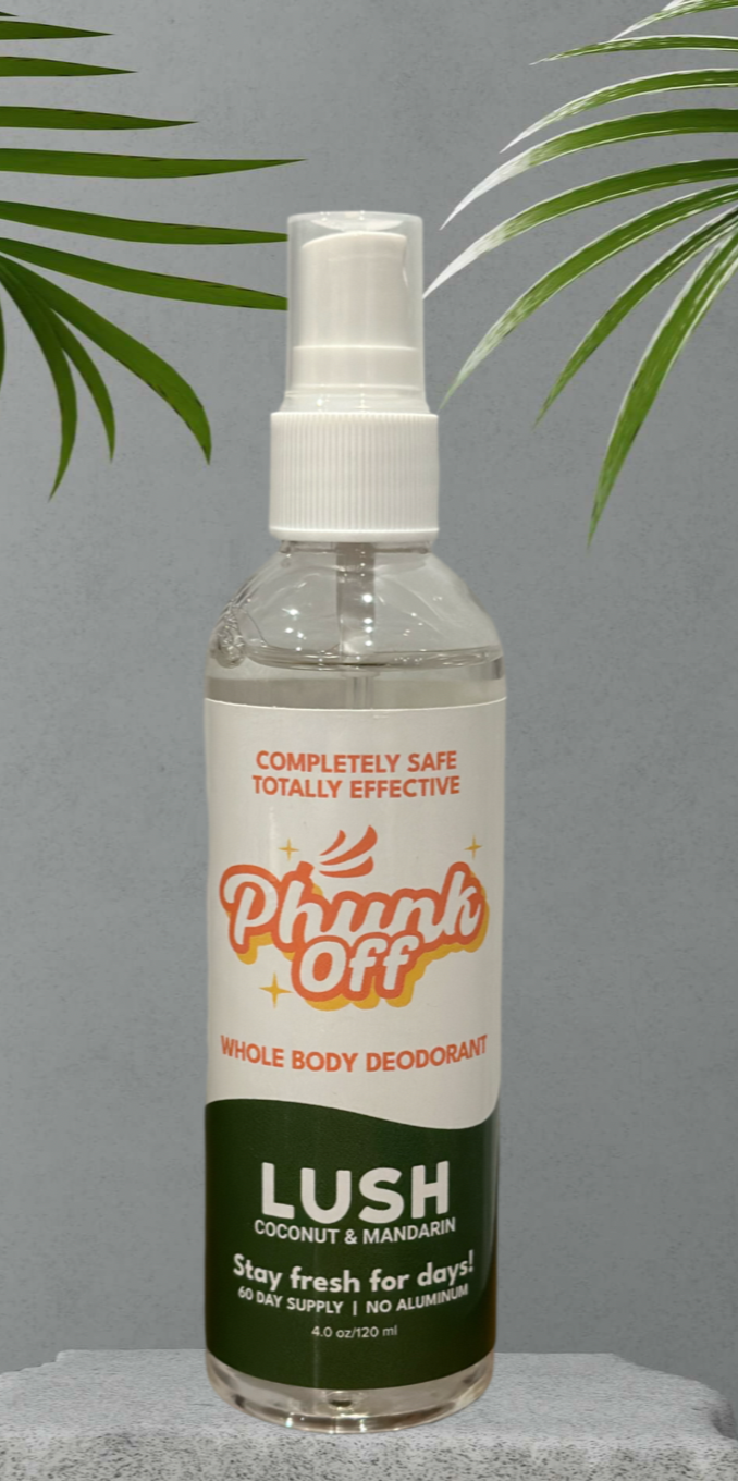 Phunk Off Whole Body Deodorant Spray - Lush/ Coconut & Mandarin