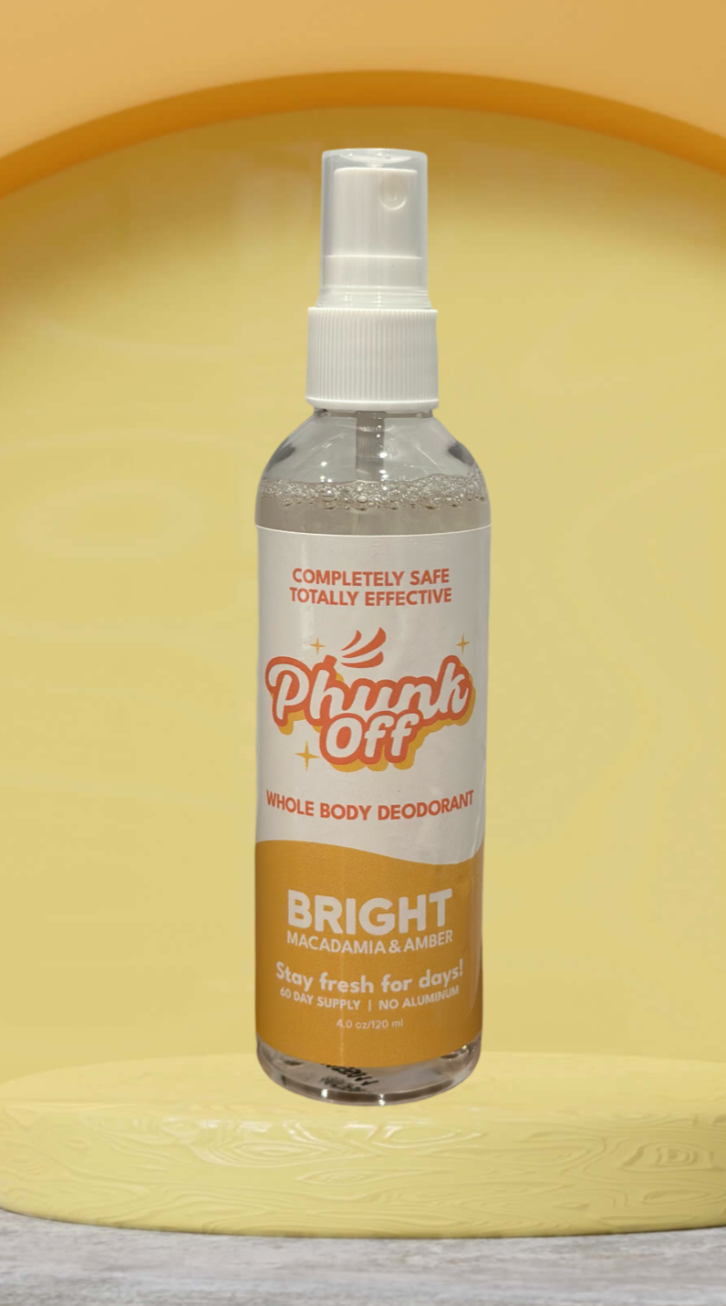 Phunk Off Whole Body Deodorant Spray - Bright/ Macadamia & Amber