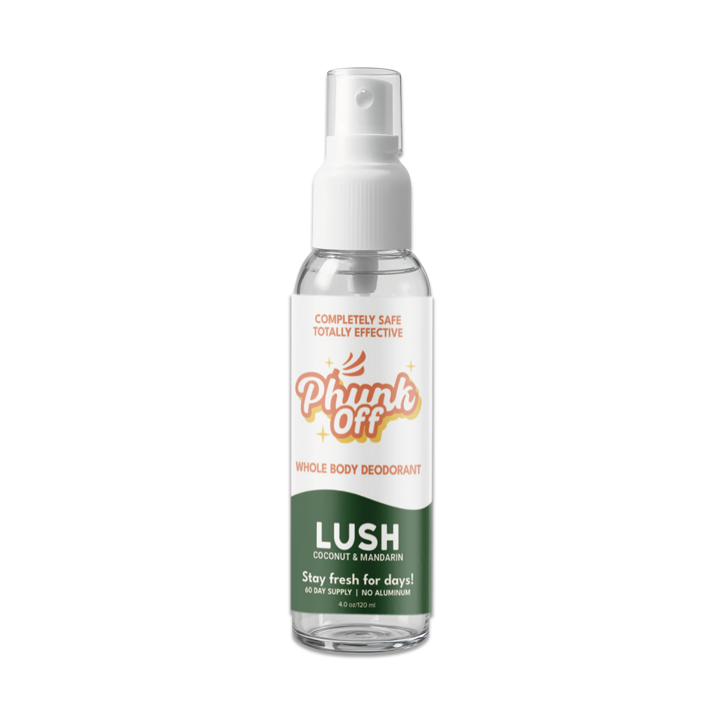 Phunk Off Whole Body Deodorant Spray - Lush/ Coconut & Mandarin