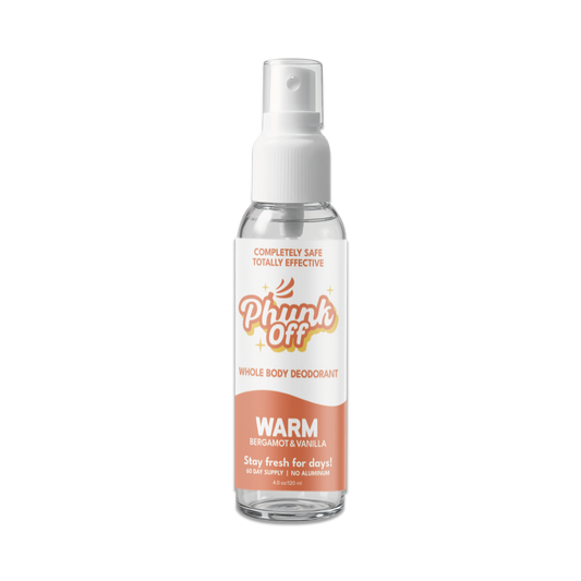 Phunk Off Whole Body Deodorant Spray - Warm/ Bergamot & Vanilla