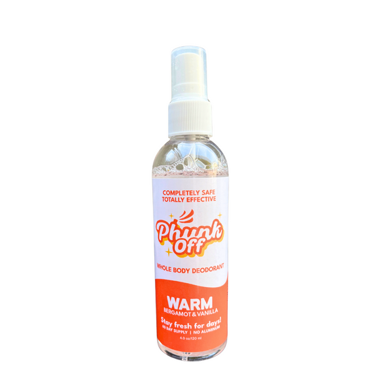 Phunk Off Whole Body Deodorant Spray - Warm/ Bergamot & Vanilla